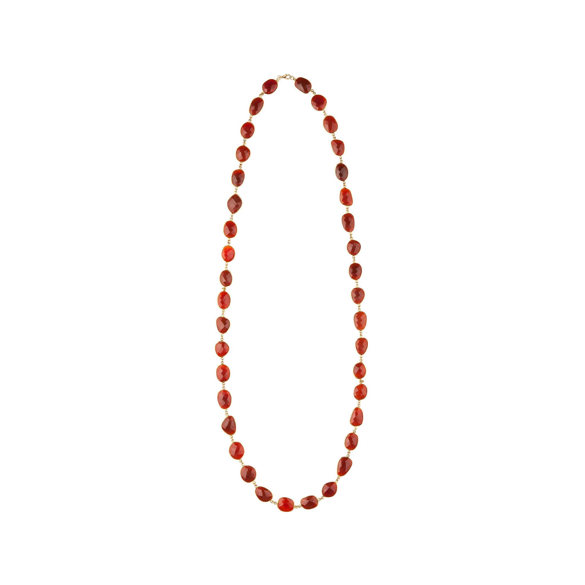 Carnelian Station Necklace