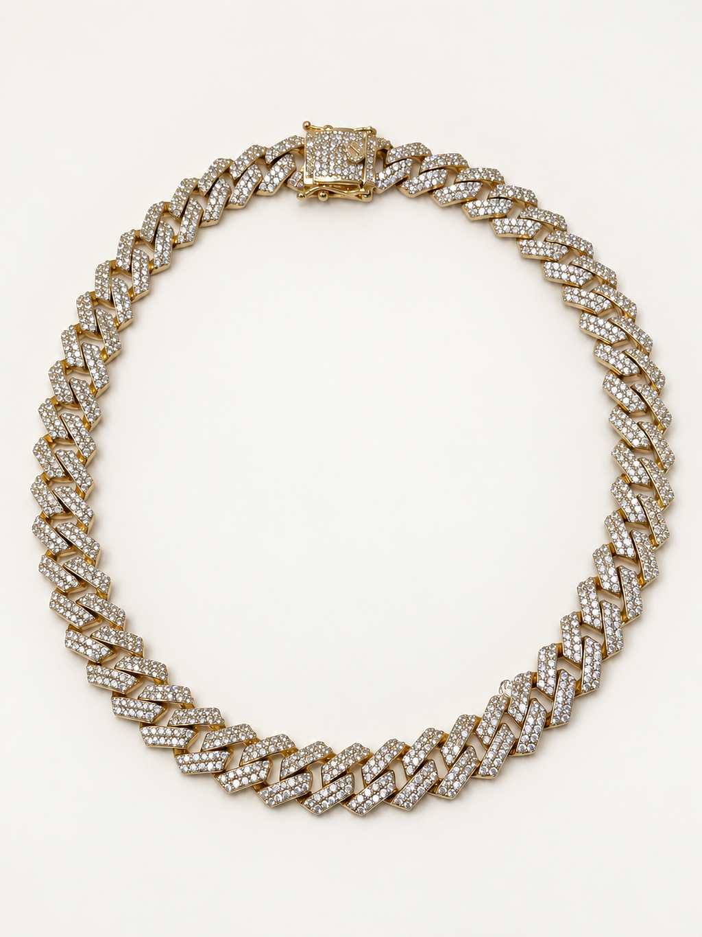 Pave Cuban Link Collar