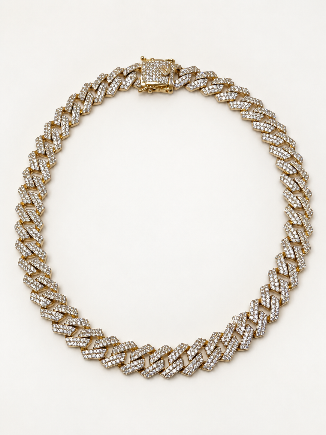 Pave Cuban Link Collar