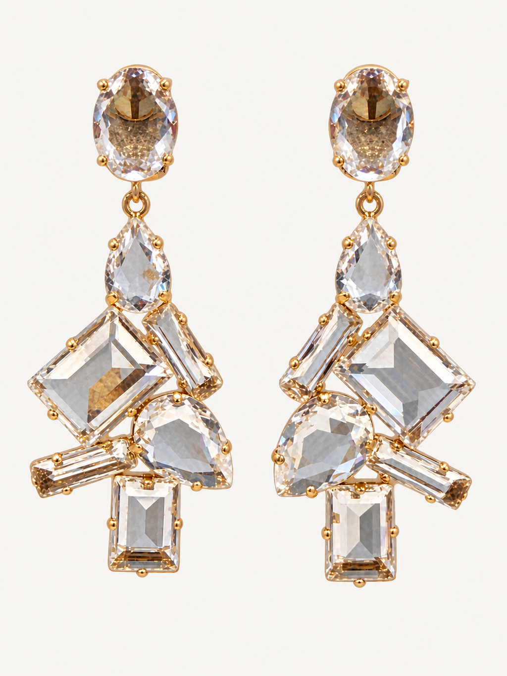 Crystal Longue Cluster Drops by Philippe Ferrandis Paris
