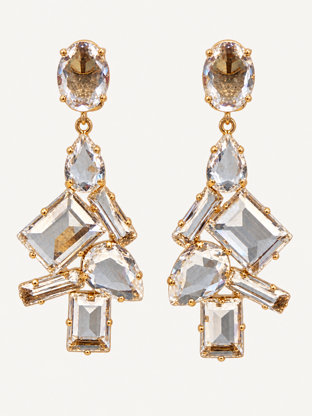 Crystal Longue Cluster Drops by Philippe Ferrandis Paris
