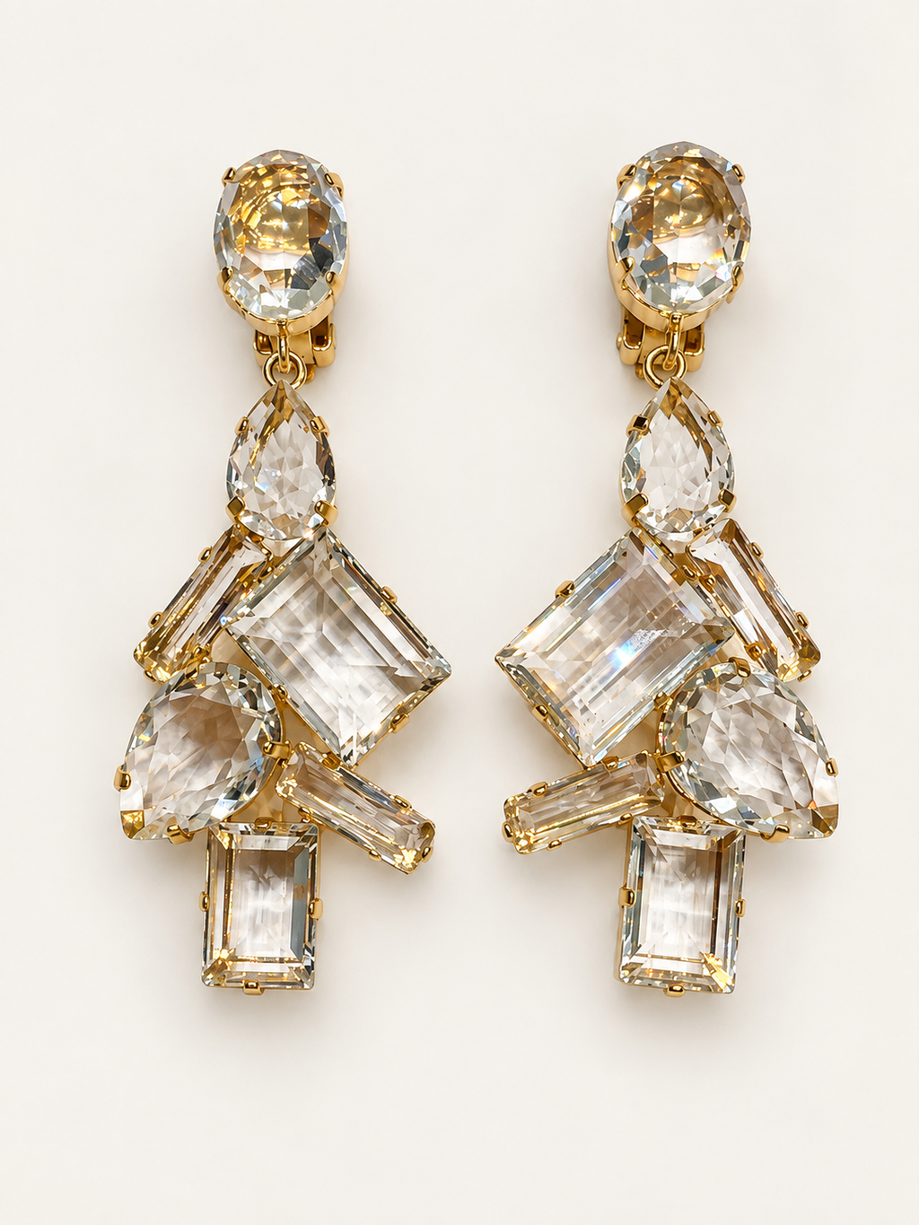 Crystal Longue Cluster Drops by Philippe Ferrandis Paris