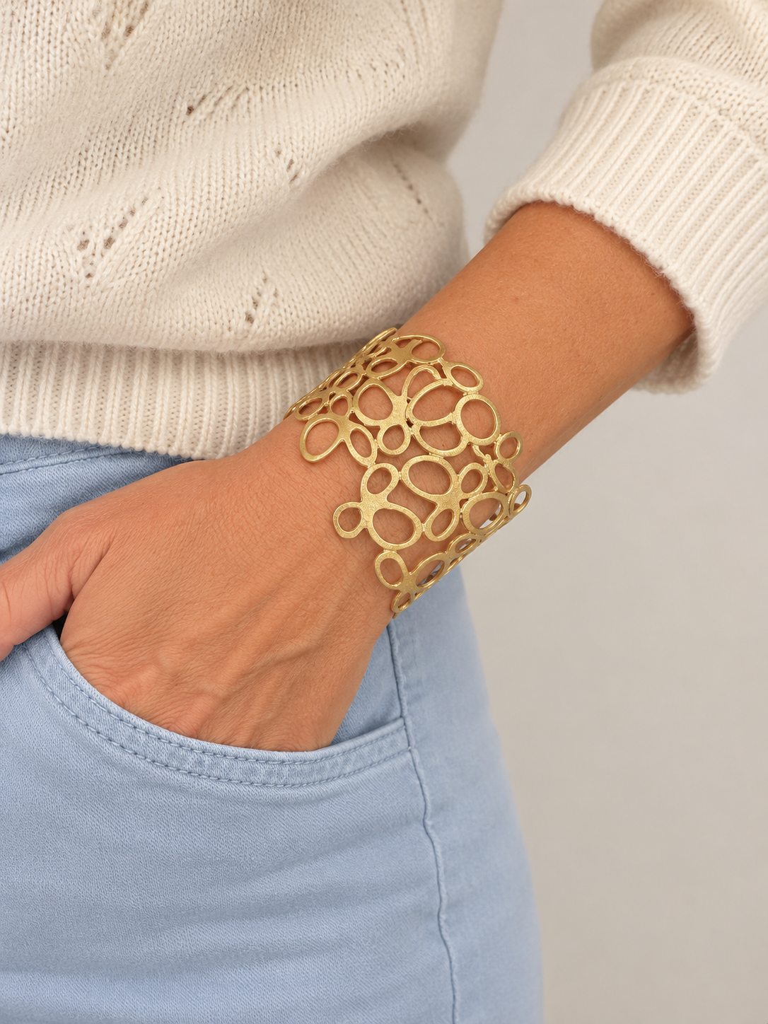Sabine Openwork Cuff