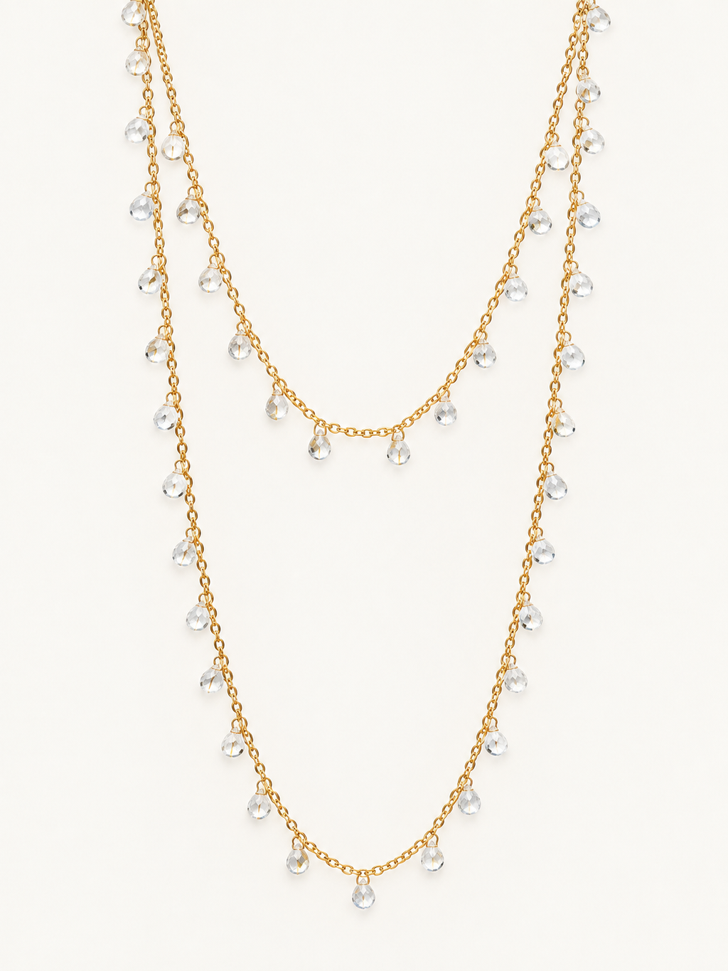Juliette Crystal Petite Drop Necklace