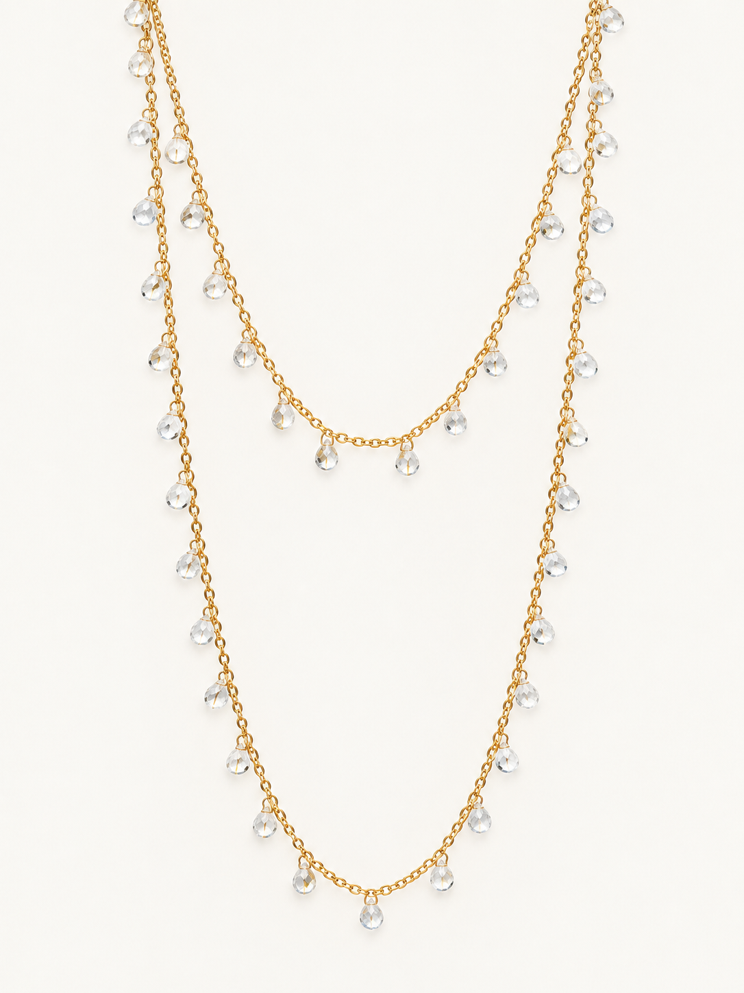 Juliette Crystal Petite Drop Necklace