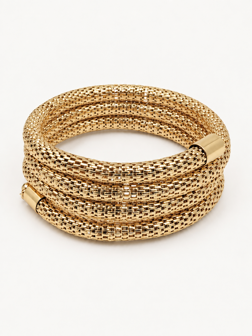 Mesh Coil Wrap Bracelet