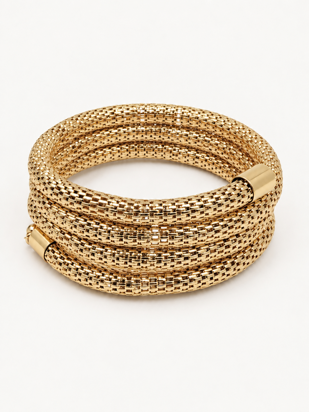 Mesh Coil Wrap Bracelet
