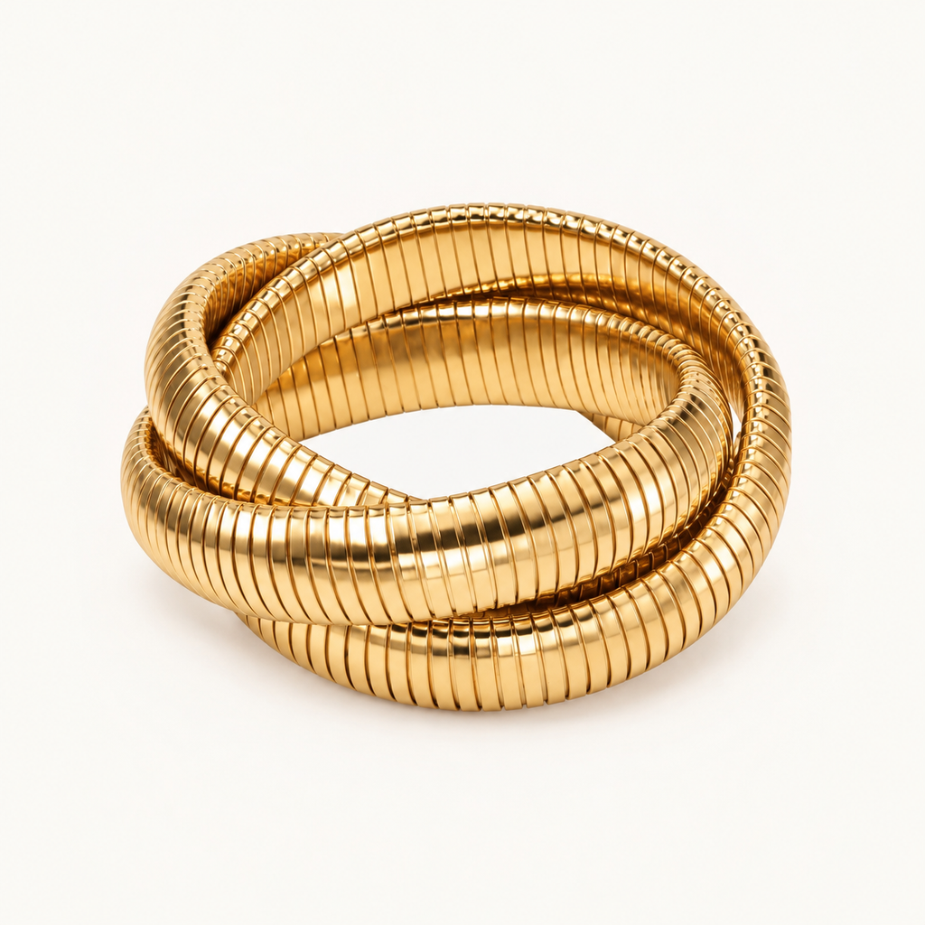 High Gloss Triple Wrap Bracelet