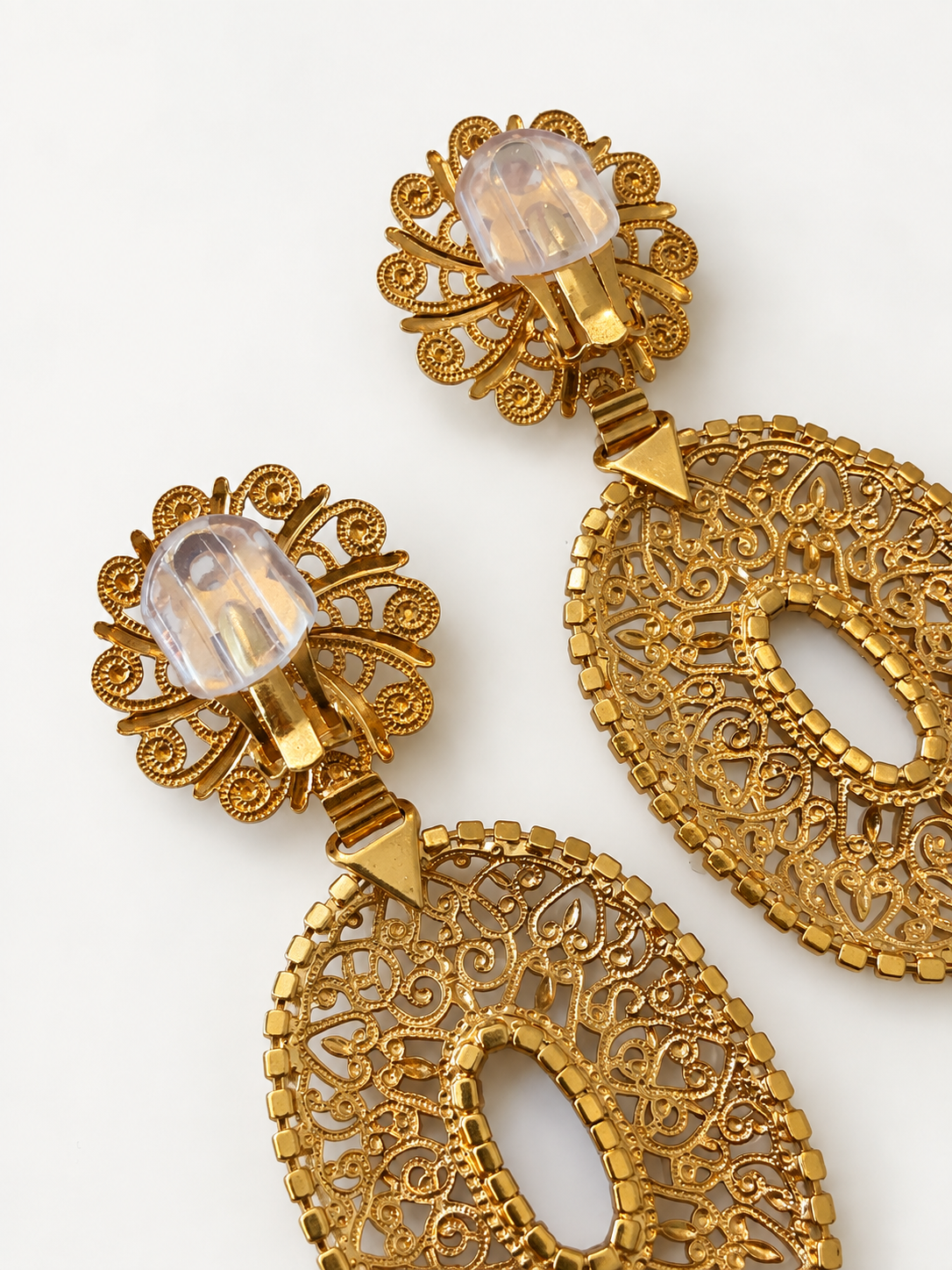 Theodora Crystal Lace Earrings