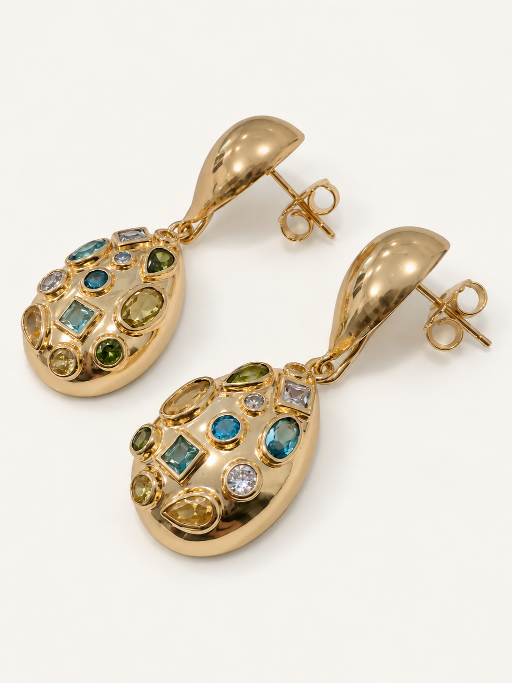 Elena Multi-Stone Teardrops