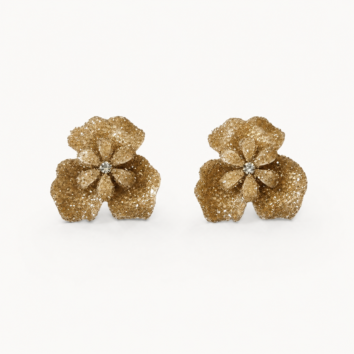 The Crystal Orchid - champagne gold
