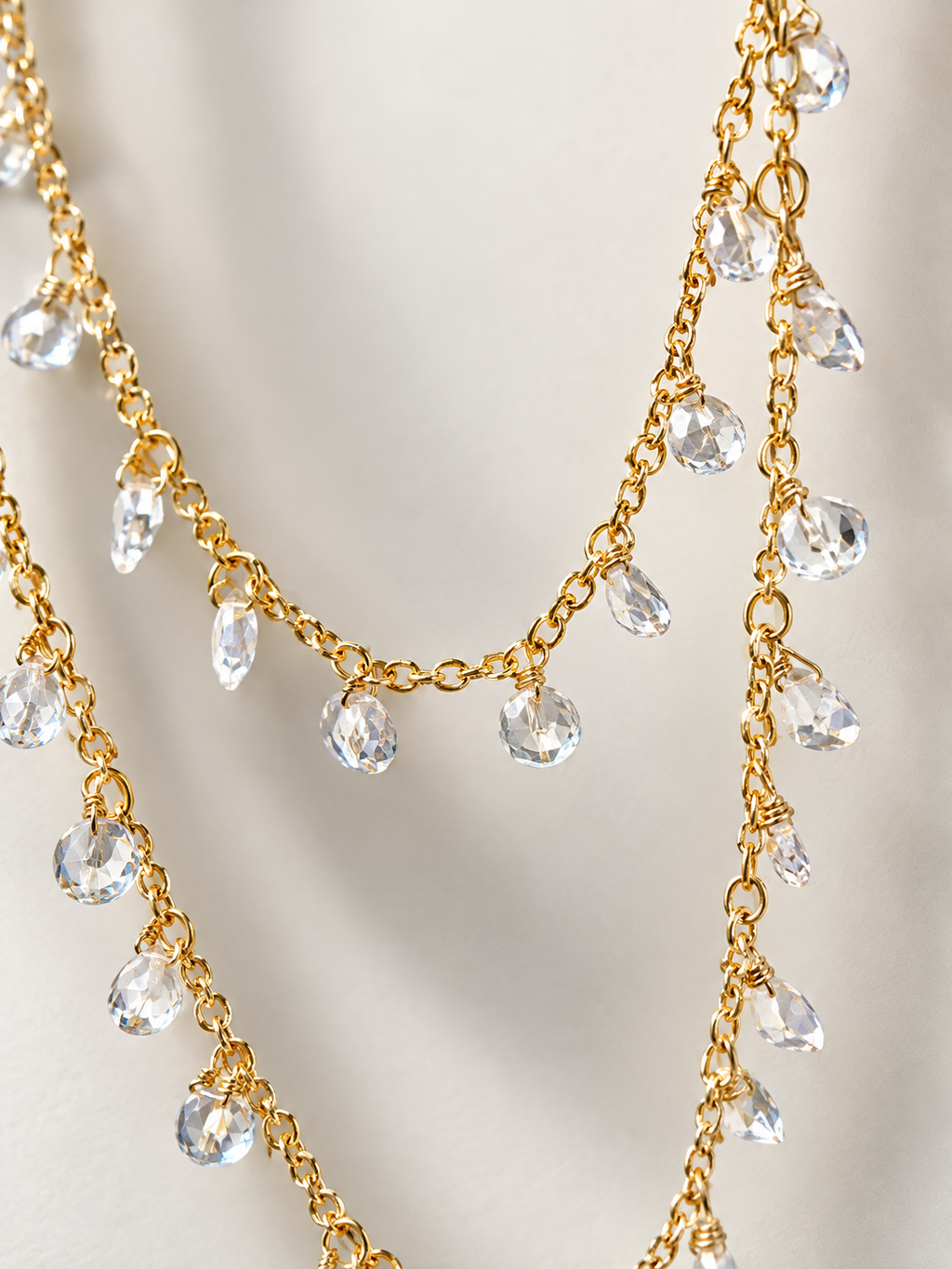 Juliette Crystal Petite Drop Necklace