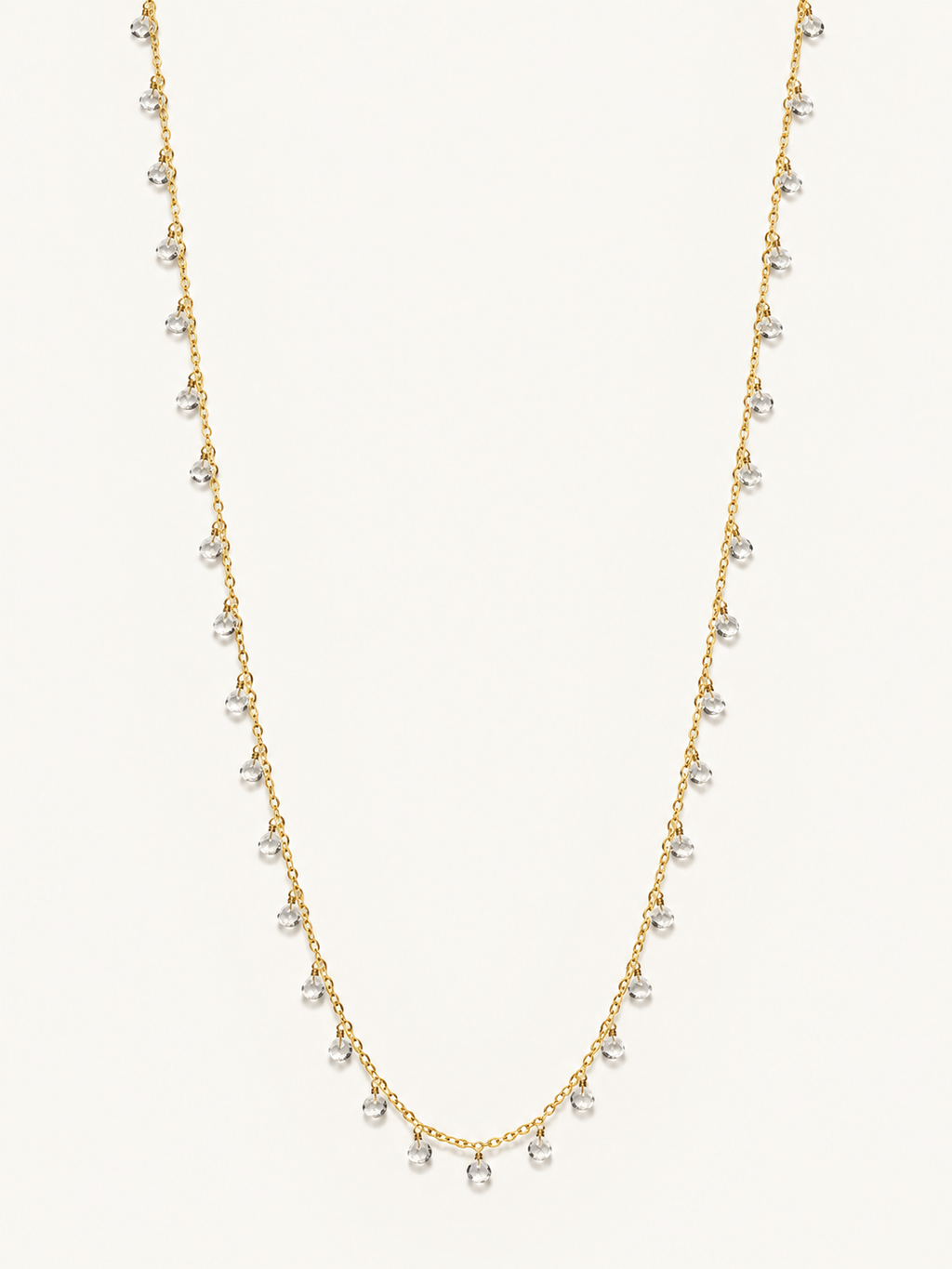 Juliette Crystal Petite Drop Necklace