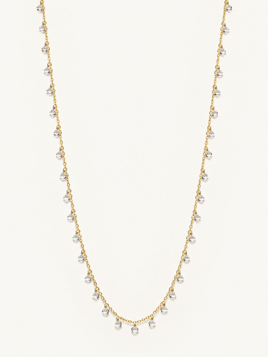 Juliette Crystal Petite Drop Necklace