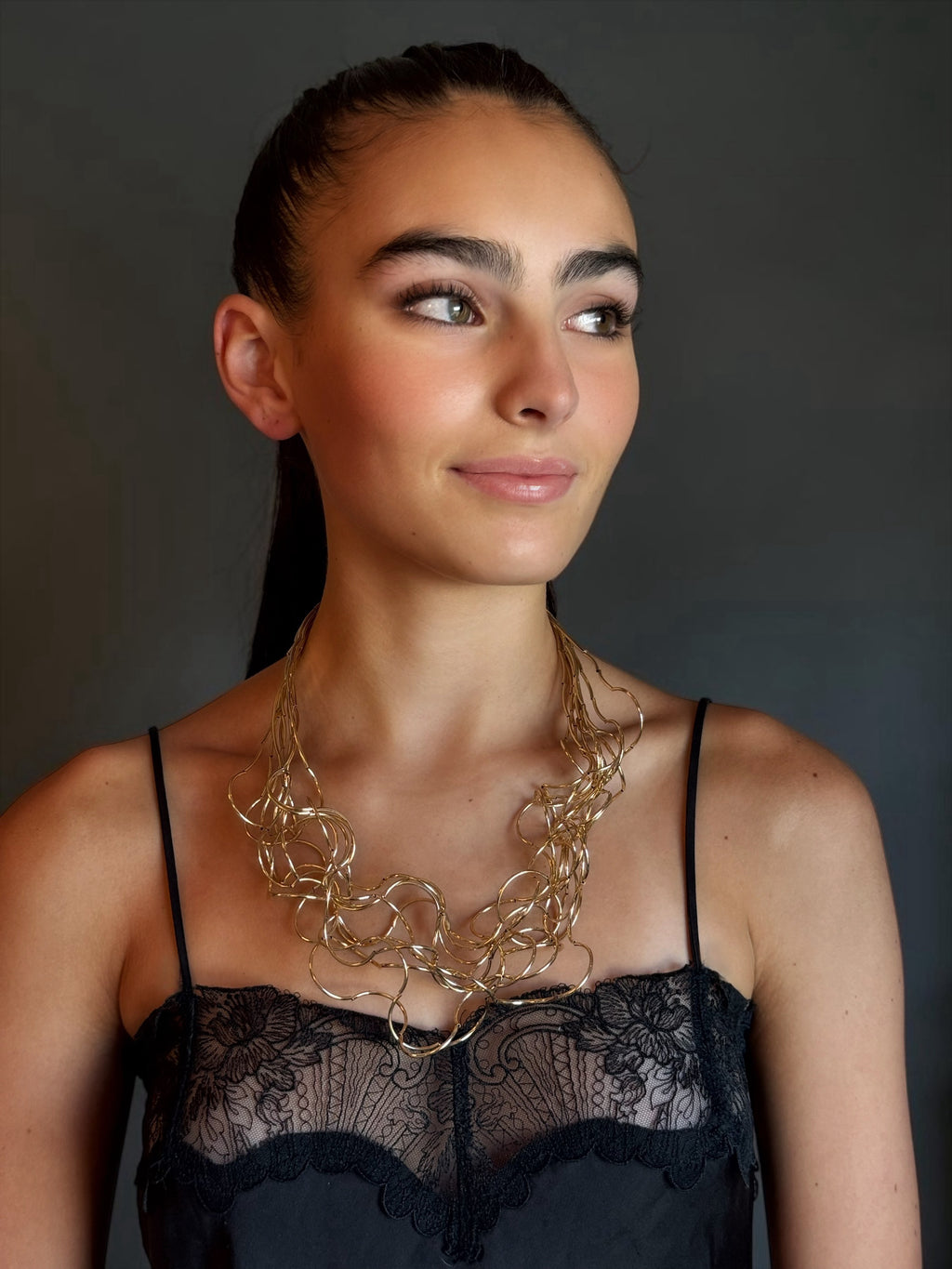 Lacey Swirl Necklace