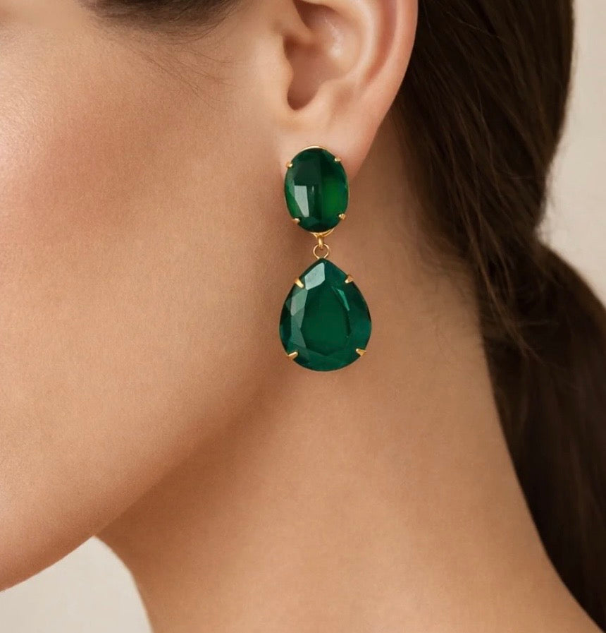 Verde Green Onyx Drops