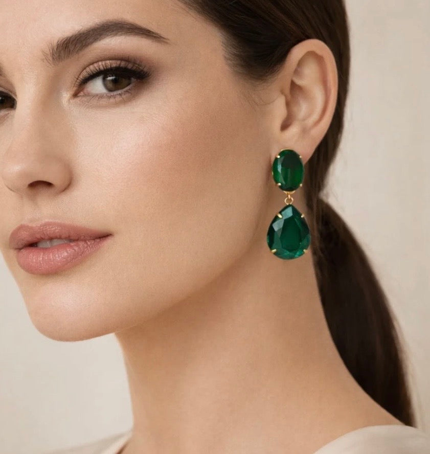 Verde Green Onyx Drops