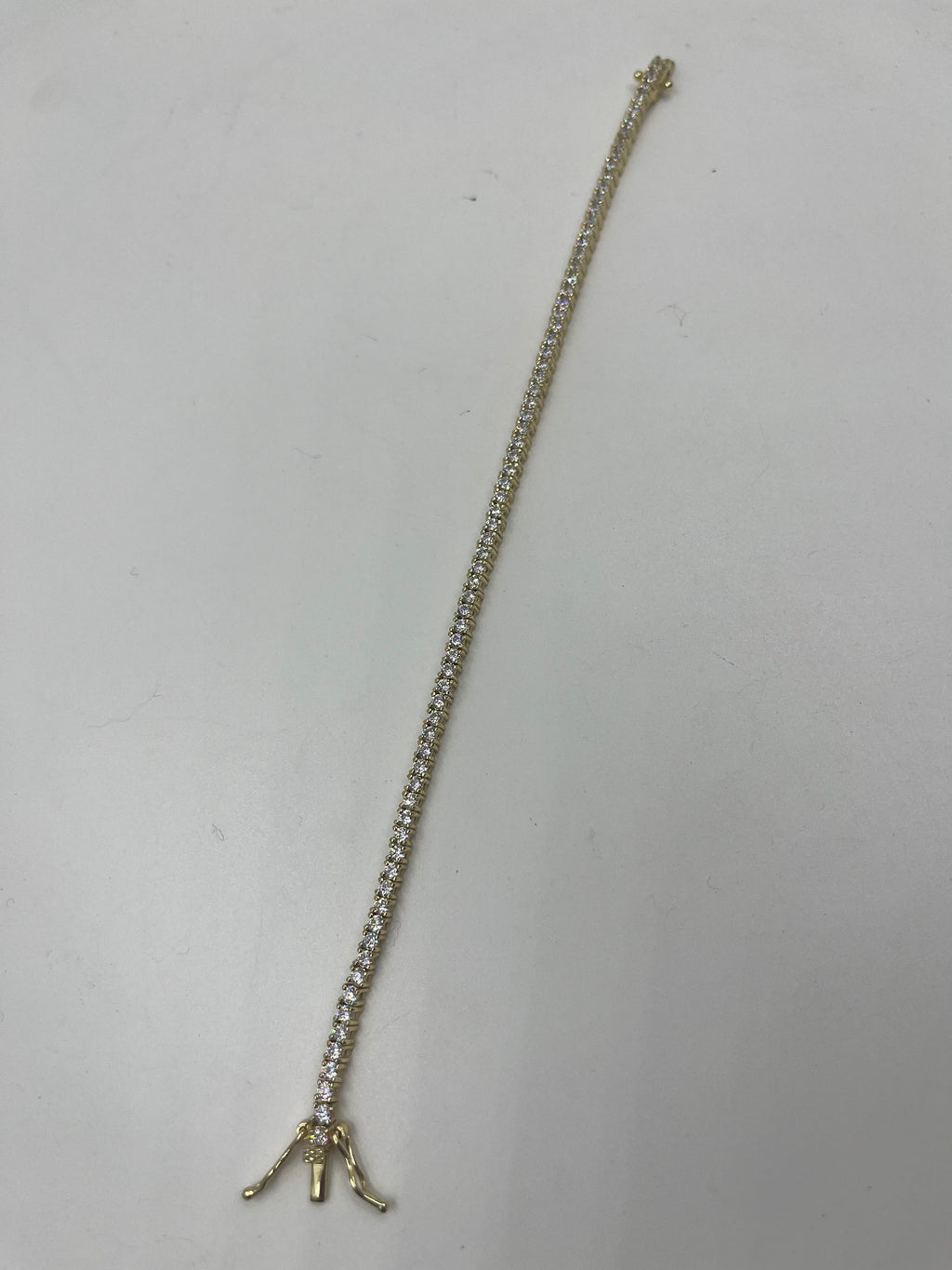 Faux Diamond Tennis Bracelet