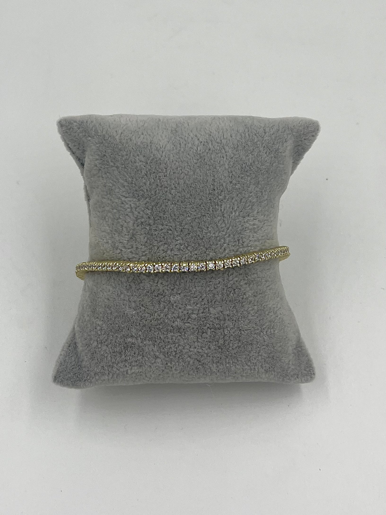 Faux Diamond Tennis Bracelet