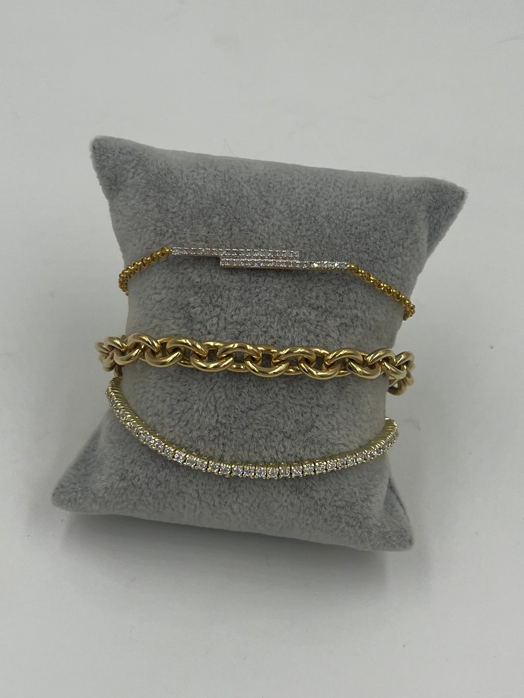 Faux Diamond Tennis Bracelet