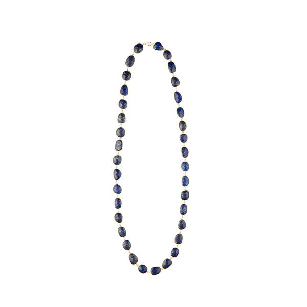 Lapis Station Necklace