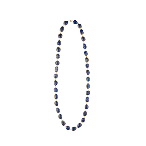 Lapis Station Necklace