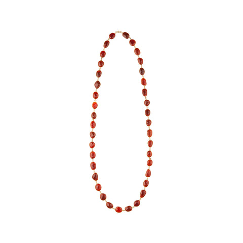 Carnelian Station Necklace