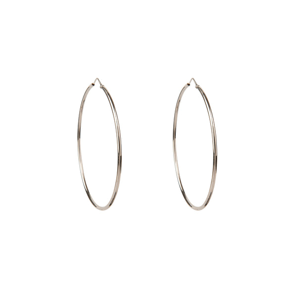 Silver Hoop Earrings