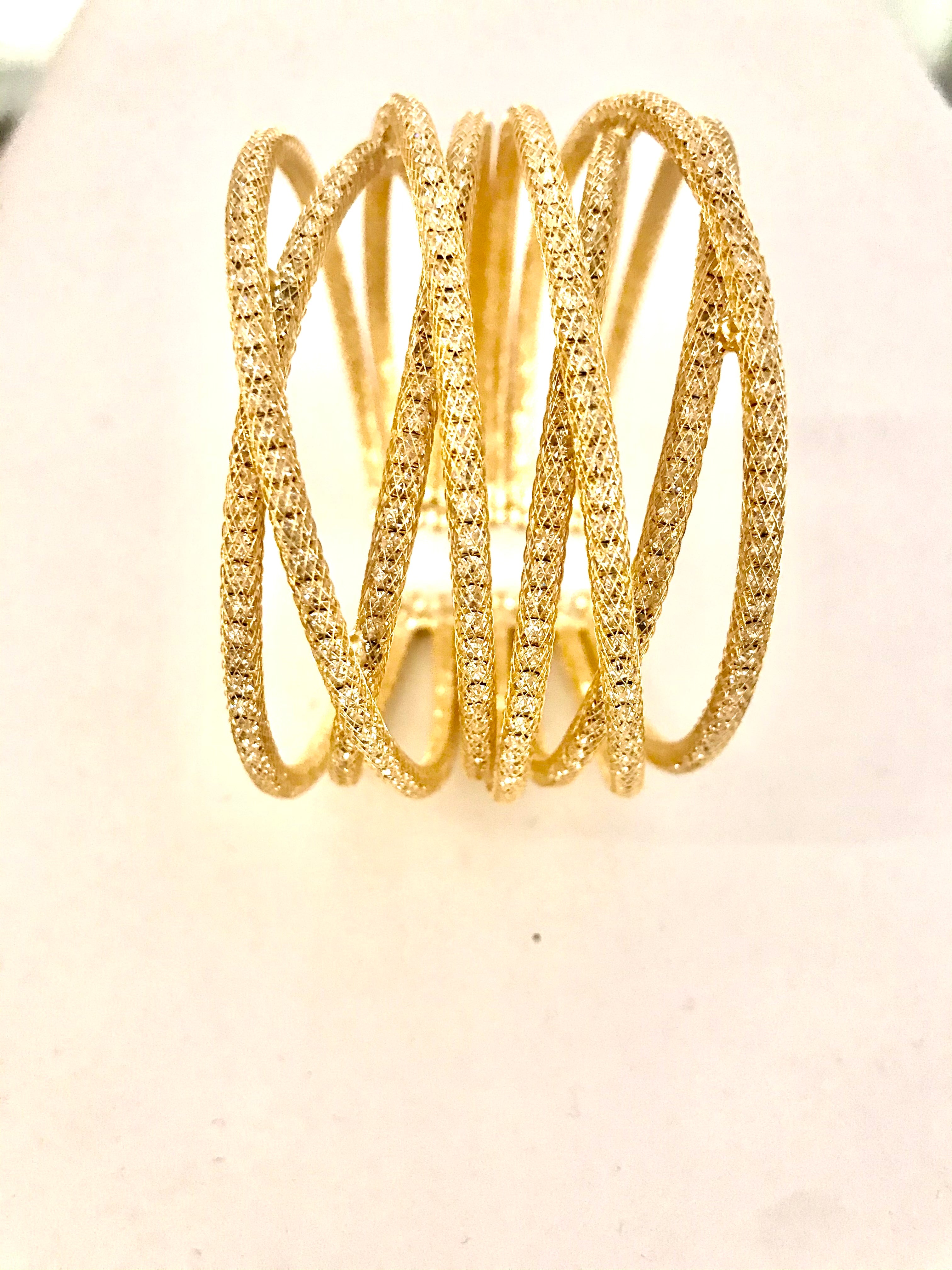 Cuff Pave Faux Diamond