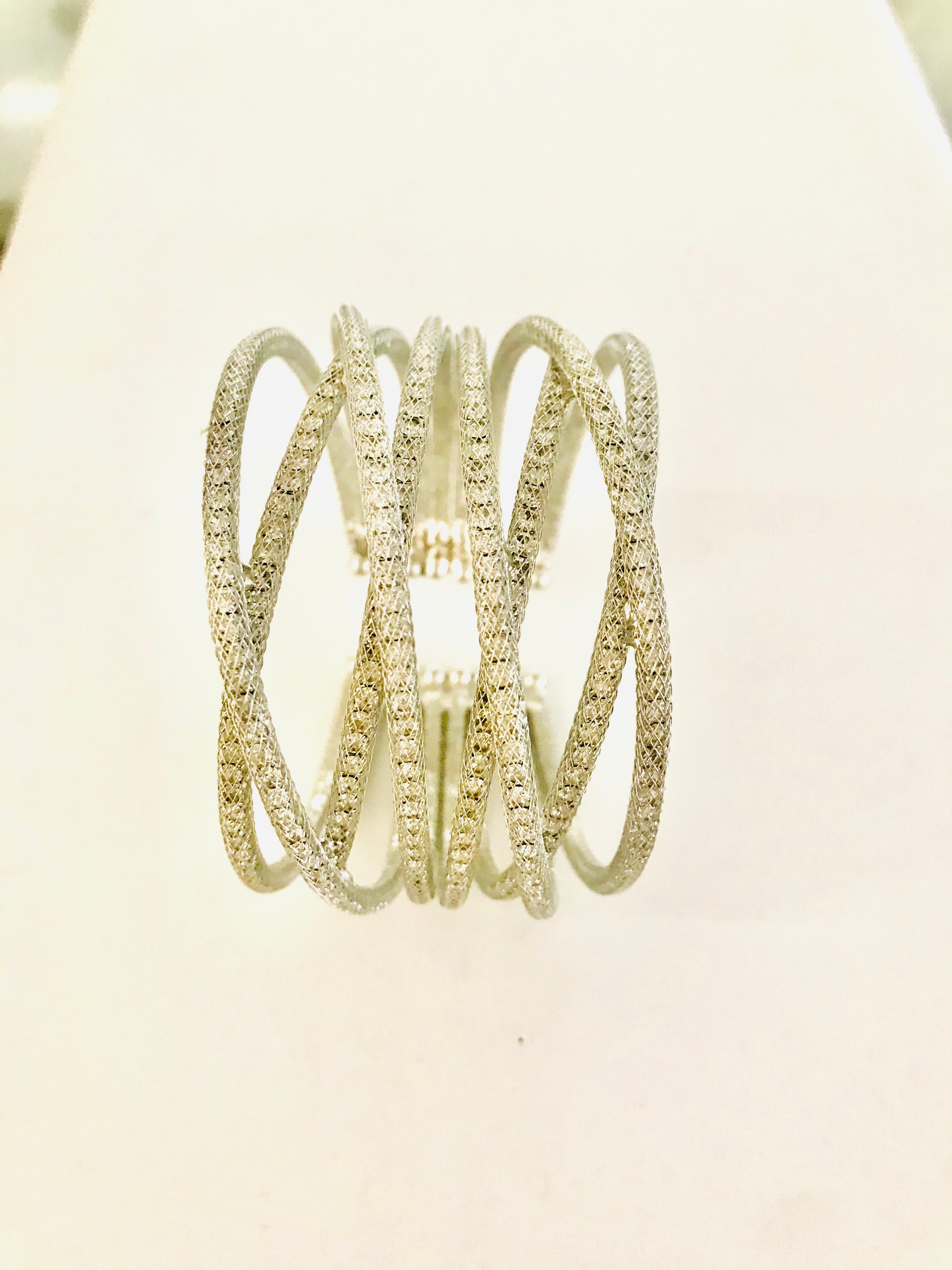 Cuff Pave Faux Diamond